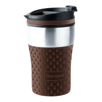 Термокружка Rondell RDS-1162, 0,26л, Коричневый