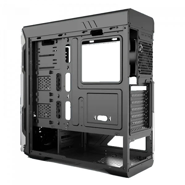 Компьютерный корпус Gamemax Optical G510, Midi-Tower, Без блока питания, Чёрный