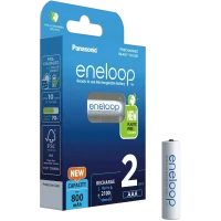 Acumulatori Panasonic BK-4MCDE/2CP, AAA, 800mAh, 2buc.