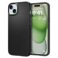 Чехол Spigen iPhone 15 Plus Thin Fit, Чёрный