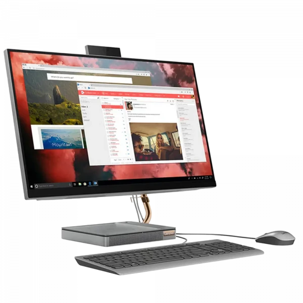Computer All-in-One Lenovo IdeaCentre 5 27IMB05, 27, Intel Core i3-10100T, 16GB/512GB, Windows 10 Pro 64-bit, Gri