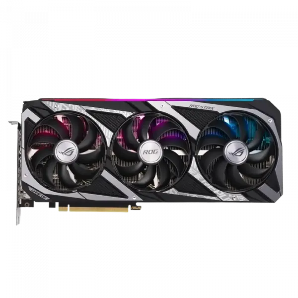 Видеокарта ASUS ROG-STRIX-RTX3060-O12G-V2-GAMING, 12ГБ GDDR6 192бит