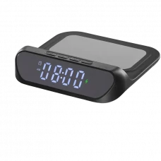 Stand pentru încărcare Cellularline Smart Clock, Negru