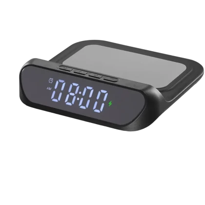 Подставка для зарядки Cellularline Smart Clock, Чёрный
