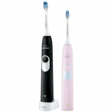 Periuța de dinți electrică sonică PHILIPS Sonicare 2 Series gum health HX6232/41, Negru și roz