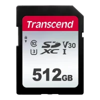 Карта памяти Transcend MicroSDXC Class 10, 512Гб (TS512GSDC300S)