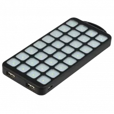Acumulator extern QUMO PowerAid Tourist Solar, 8000mAh, Negru
