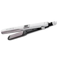 Placă de îndreptat părul Rowenta Premium Care Liss & Curl SF7660F0, Alb | Roz