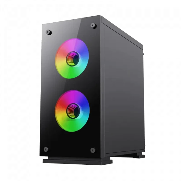 Компьютерный корпус Gamemax M65, Micro-ATX, Без блока питания, Чёрный