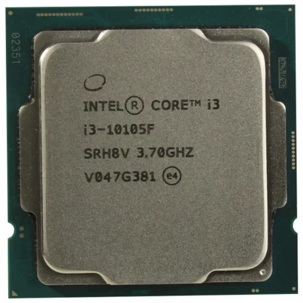 Процессор Intel Core i3-10105F, Кулер | Box