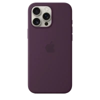 Husă Apple iPhone 16 Pro Max Silicone Case with MagSafe, Prună