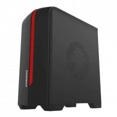 Компьютерный корпус Gamemax Centauri, Midi-Tower, Без блока питания, Черный/Красный