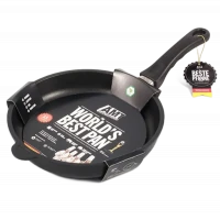 Tigaie AMT Gastroguss AMTI-524-E, 1,3L, 24cm, Negru