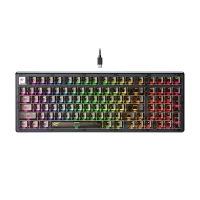 Tastatură Havit KB875L, Cu fir, Transparent