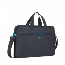 Сумка для ноутбука RivaCase Regent, 16, Полиэстер, Чёрный