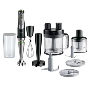 Погружной блендер Braun MQ 9187 XLI BK, Чёрный