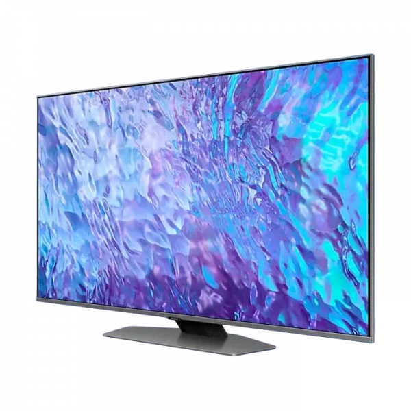 50 QLED SMART Телевизор Samsung QE50Q80CAUXUA, 3840x2160 4K UHD, Tizen, Серебристый