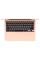 Laptop 13,3 Apple MacBook Air A2337, Auriu, M1 with 8-core CPU and 7-core GPU, 8GB/256GB, Mac OS Big Sur