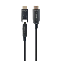 Видеокабель Cablexpert CCBP-HDMID-AOC-20M, HDMI D (M) - HDMI A (M), 20 м, Чёрный