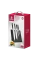 Set de Cuțite Rondell RainDrops, Negru