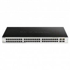 Switch de rețea D-Link DGS-1210-52/ME, 48x 10/100/1000 Mbps, 4x SFP