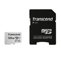 Карта памяти Transcend MicroSDXC Class 10, 128Гб (TS128GUSD300S-A)