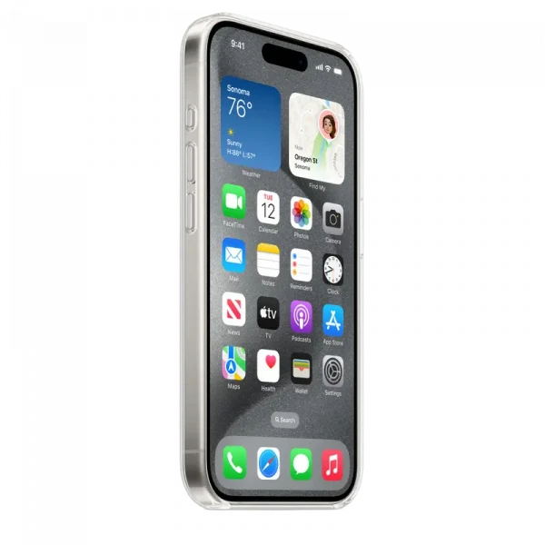 Husă Apple 15 Pro Clear Case with MagSafe, Transparent