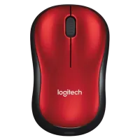Mouse Wireless Logitech M185, Roșu