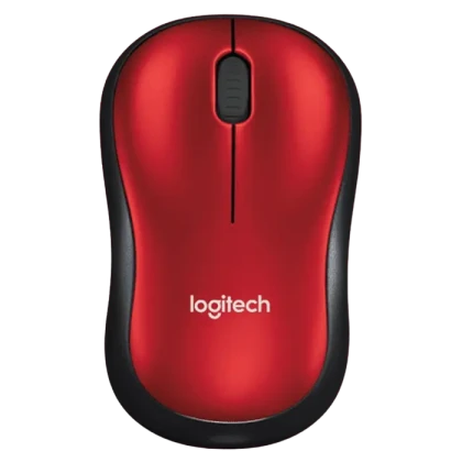 Беcпроводная мышь Logitech M185, Красный