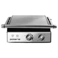 Grătar electric Polaris PGP0903, 2000W, Argintiu