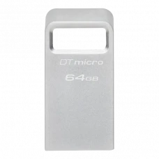 Memorie USB Kingston DataTraveler Micro, 64GB, Argintiu