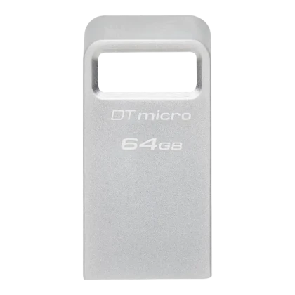 USB Flash накопитель Kingston DataTraveler Micro, 64Гб, Серебристый