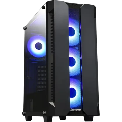 Carcasă PC Chieftec GS-01B-OP, Midi-Tower, ATX, Negru