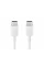 Cablu încărcare și sincronizare Samsung USB-C to USB-C Cable 3A, USB Type-C/USB Type-C, 1,8m, Alb