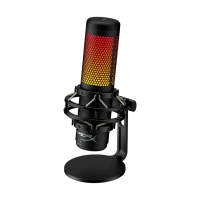 Игровой Микрофон HyperX QuadCast S, Проводной аналоговый, Чёрный