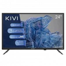 Televizor LED SMART / KIVI 24H750NB / 24 inchi / 1366x768 HD / Android TV / Negru