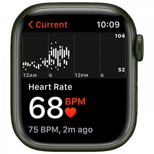 Умные часы Apple Watch Series 7 GPS, 45мм, Зелёный