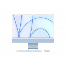 Computer All-in-One Apple iMac A2438, M1 with 8-core CPU and 8-core GPU, 16GB/512GB, macOS Big Sur, Albastru