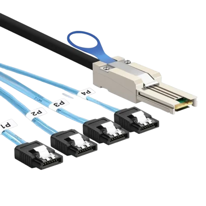 Cablu RAID - SFF-8088, Negru