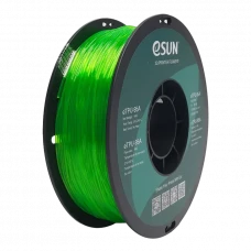 Filament pentru imprimanta 3D ESUN eTPU-95A, Verde Transparent, 1,75 mm, 1 kg