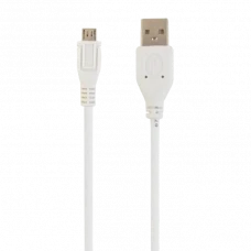 Кабель для зарядки и синхронизации Cablexpert CCP-mUSB2-AMBM-W-1M, USB Type-A/micro-USB, 1м, Белый