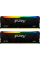 Memorie RAM Kingston FURY Beast RGB, DDR4 SDRAM, 3733 MHz, 16GB, KF437C19BB2AK2/16