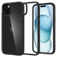 Чехол Spigen iPhone 15 Ultra Hybrid, Матовый Черный