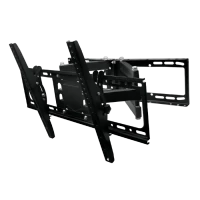 Suport TV de perete Gembird WM-80RT-01, Negru