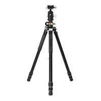 Tripied Foto-Video Vanguard VEO3+ 303ABS, Cap trepied de minge, Negru