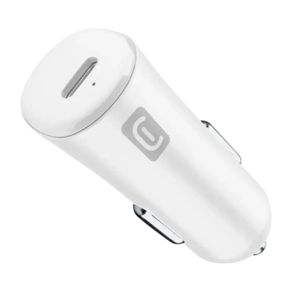 Incărcător auto Cellularline USB-C, 20W, Alb