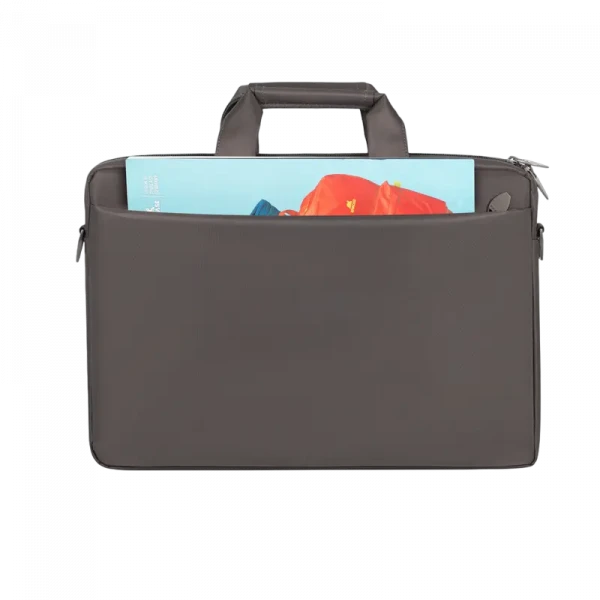 Geantă pentru Laptop Rivacase Tiergarten, 15.6, Poliester, Bej