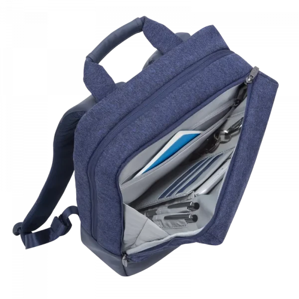 Rucsac pentru Laptop RivaCase Egmont, 15.6, Poliester, Albastru