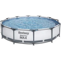 Piscină cu cadru metalic Bestway 56416, 6473L, Gri, 56416