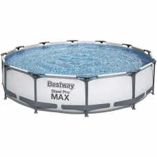 Piscină cu cadru metalic Bestway 56416, 6473L, Gri, 56416